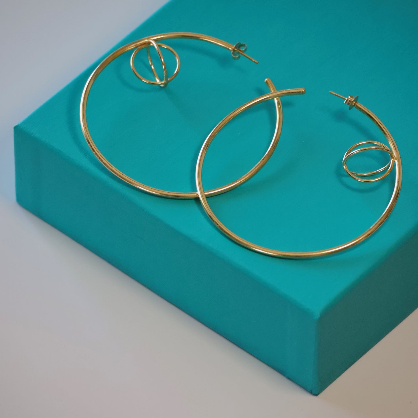 Globe Hoop Earrings