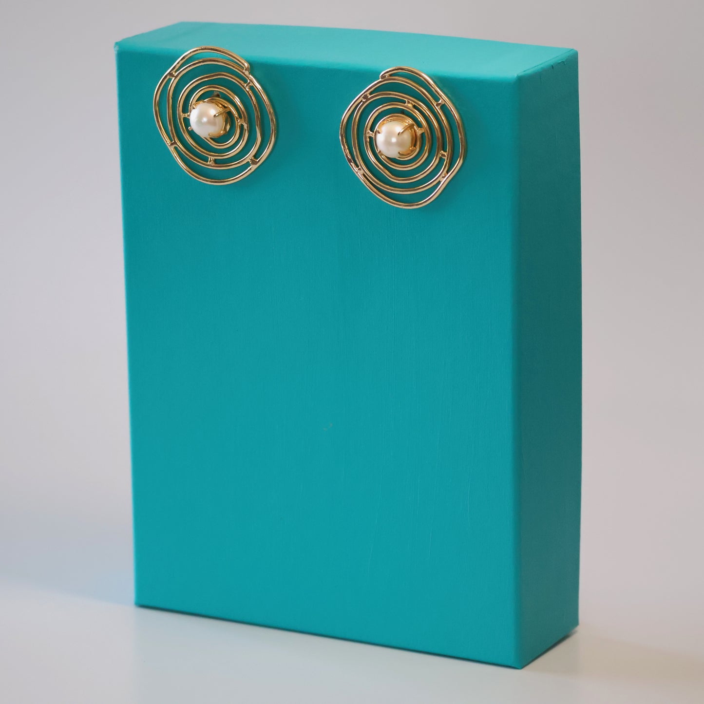 Pearl Web Earrings