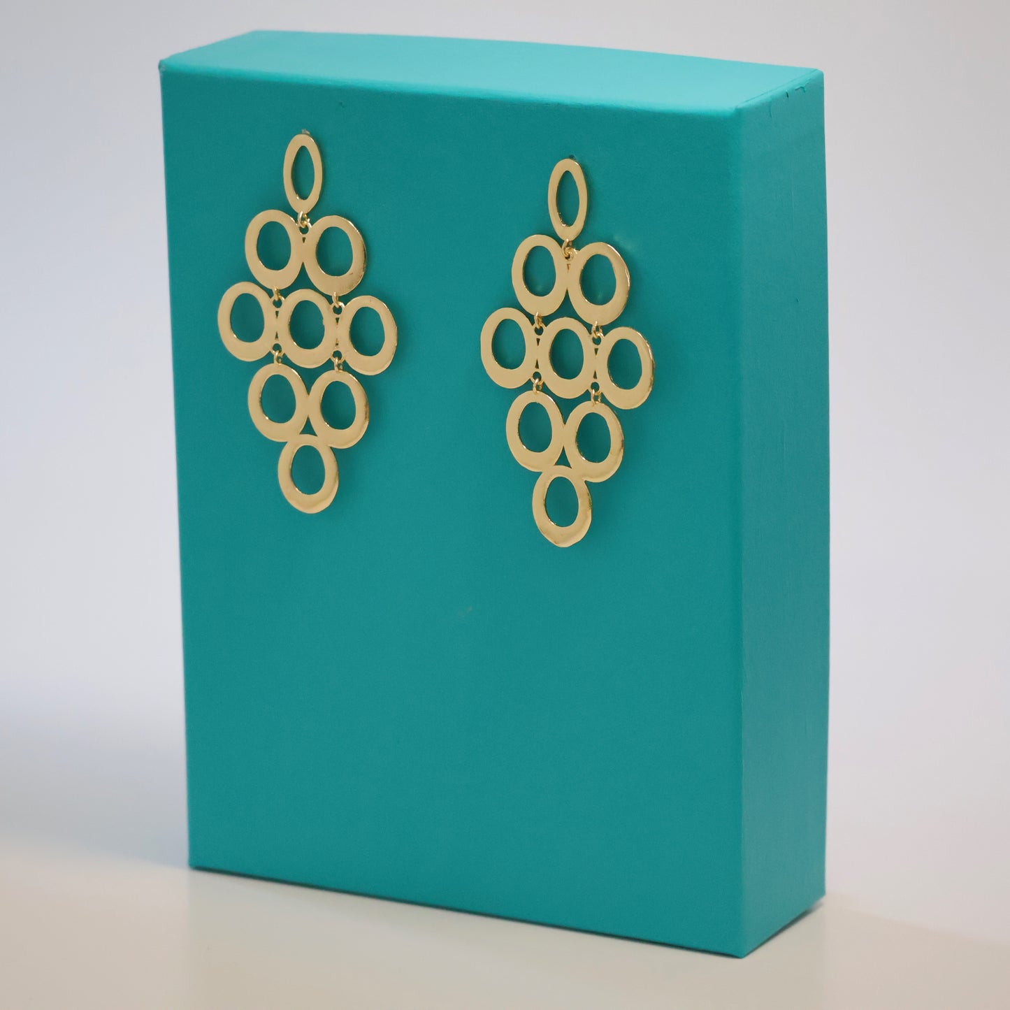 Tiered Oval Earrings