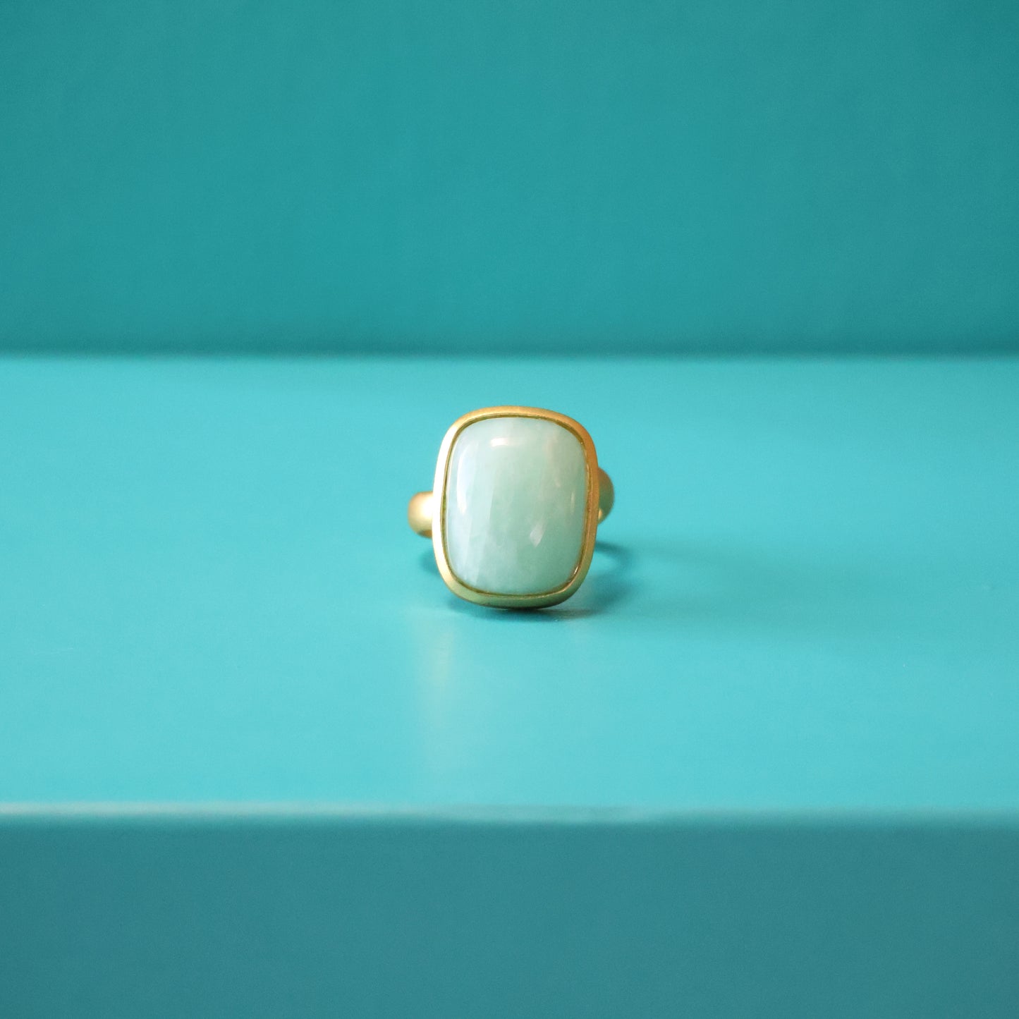 Cabochon Amazonite Ring