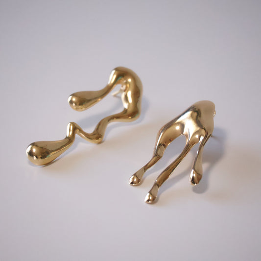 Asymmetrical Drop Earrings