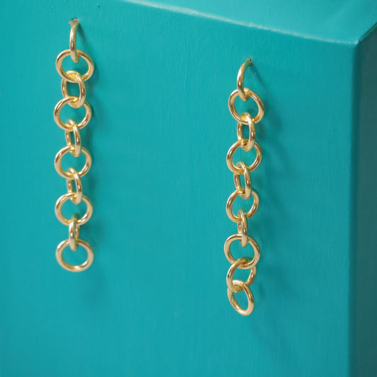 Multi Circle Dangle Earrings