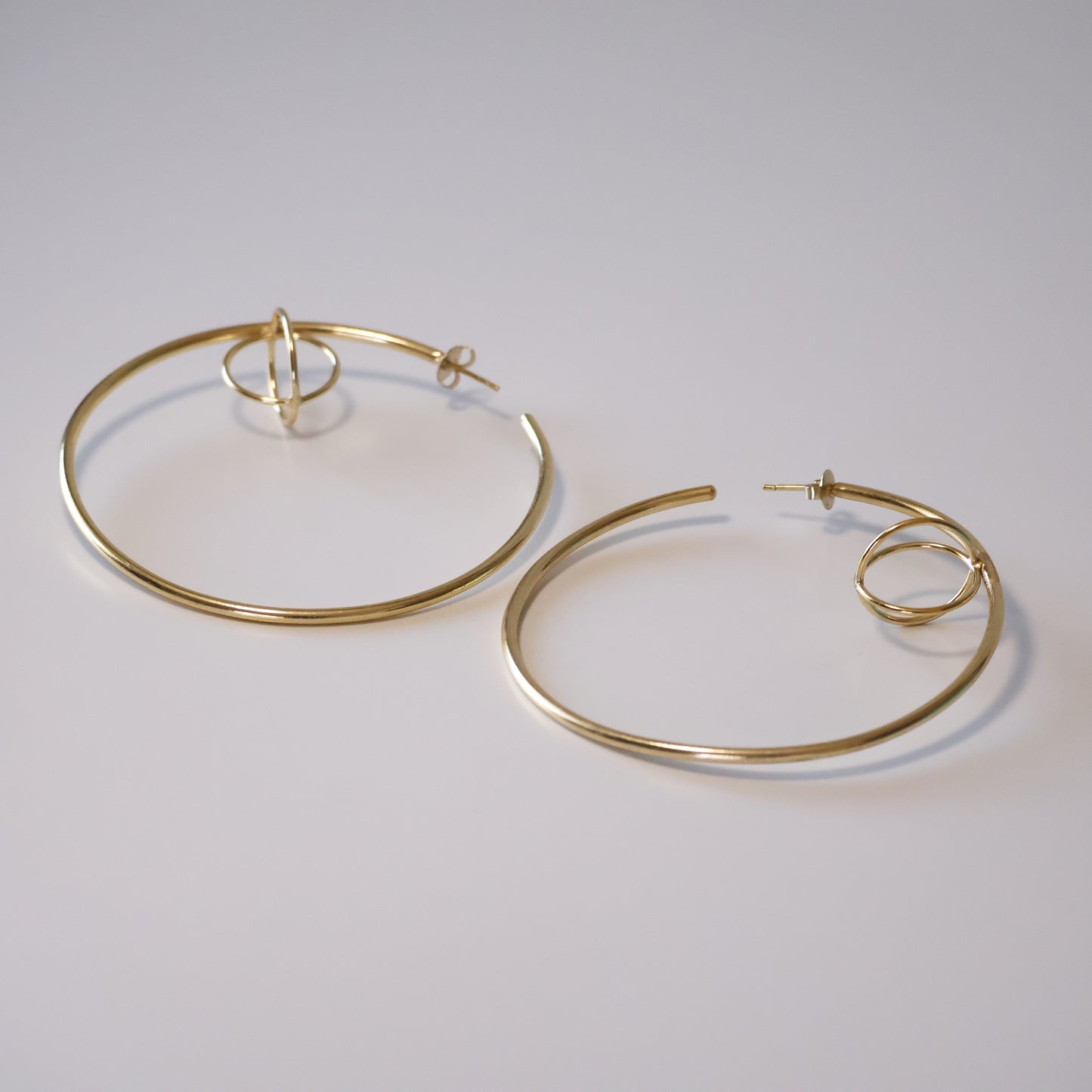 Globe Hoop Earrings