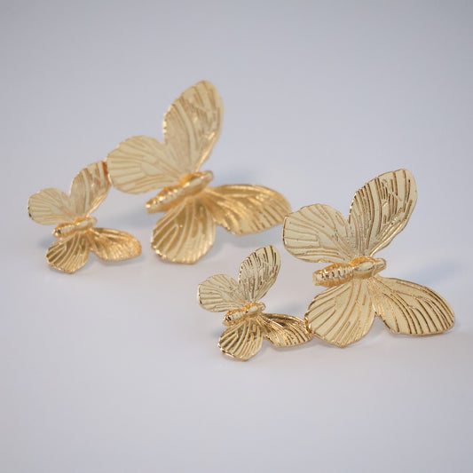 Double Butterfly Earrings