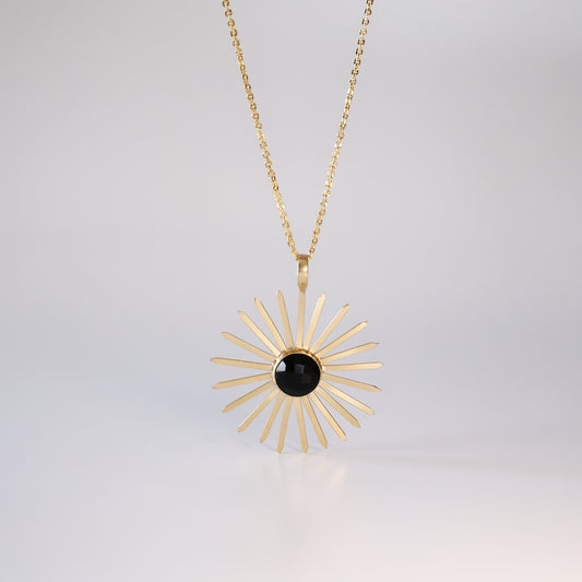 Midnight Flower Necklace