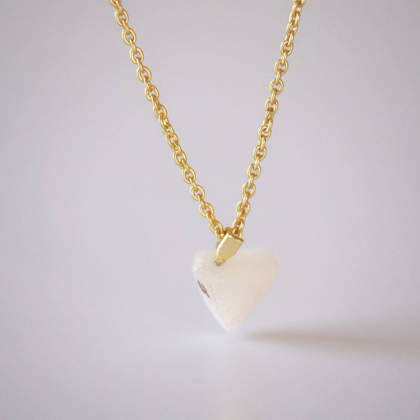 Triangle Moonstone Necklace