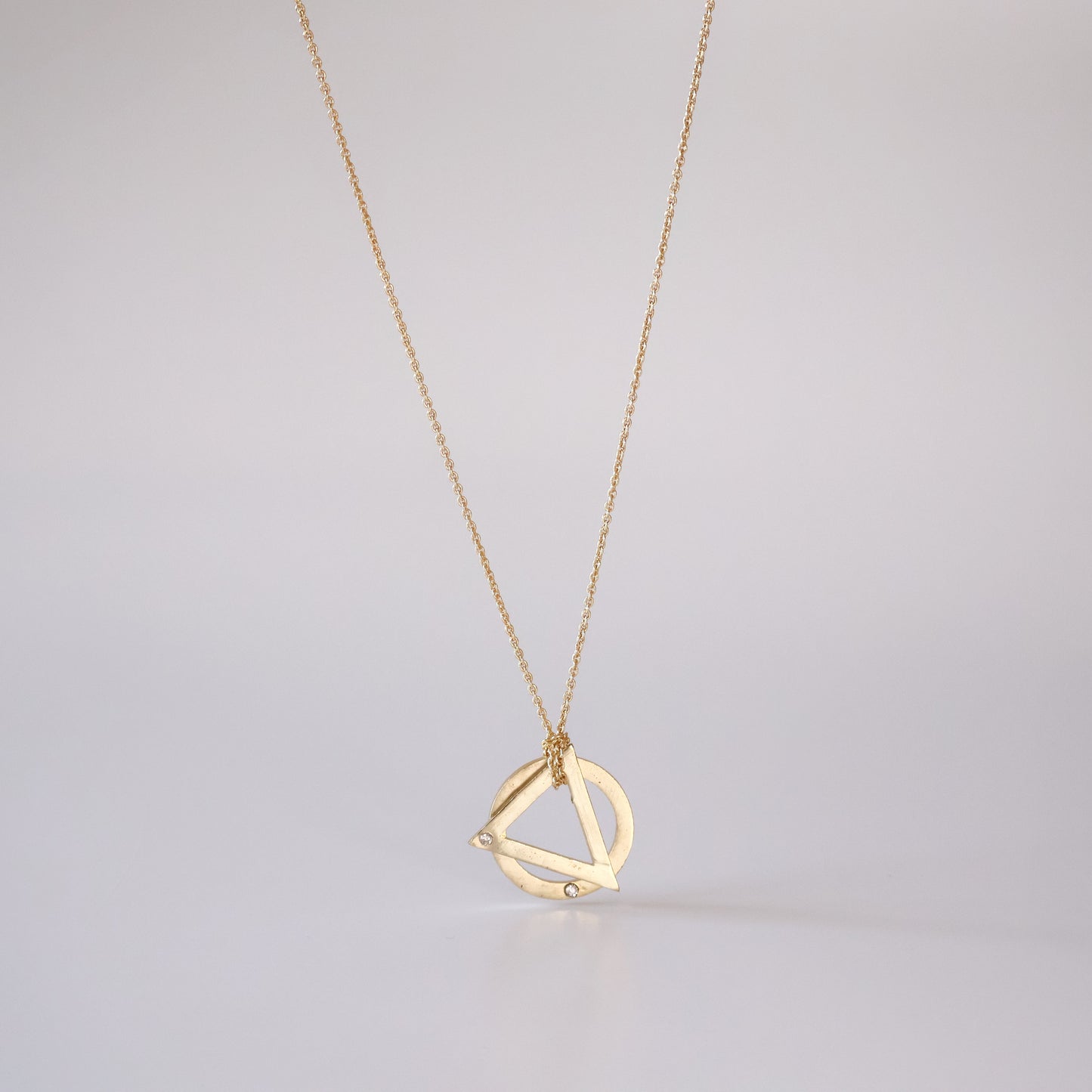 Triangle Circle Necklace