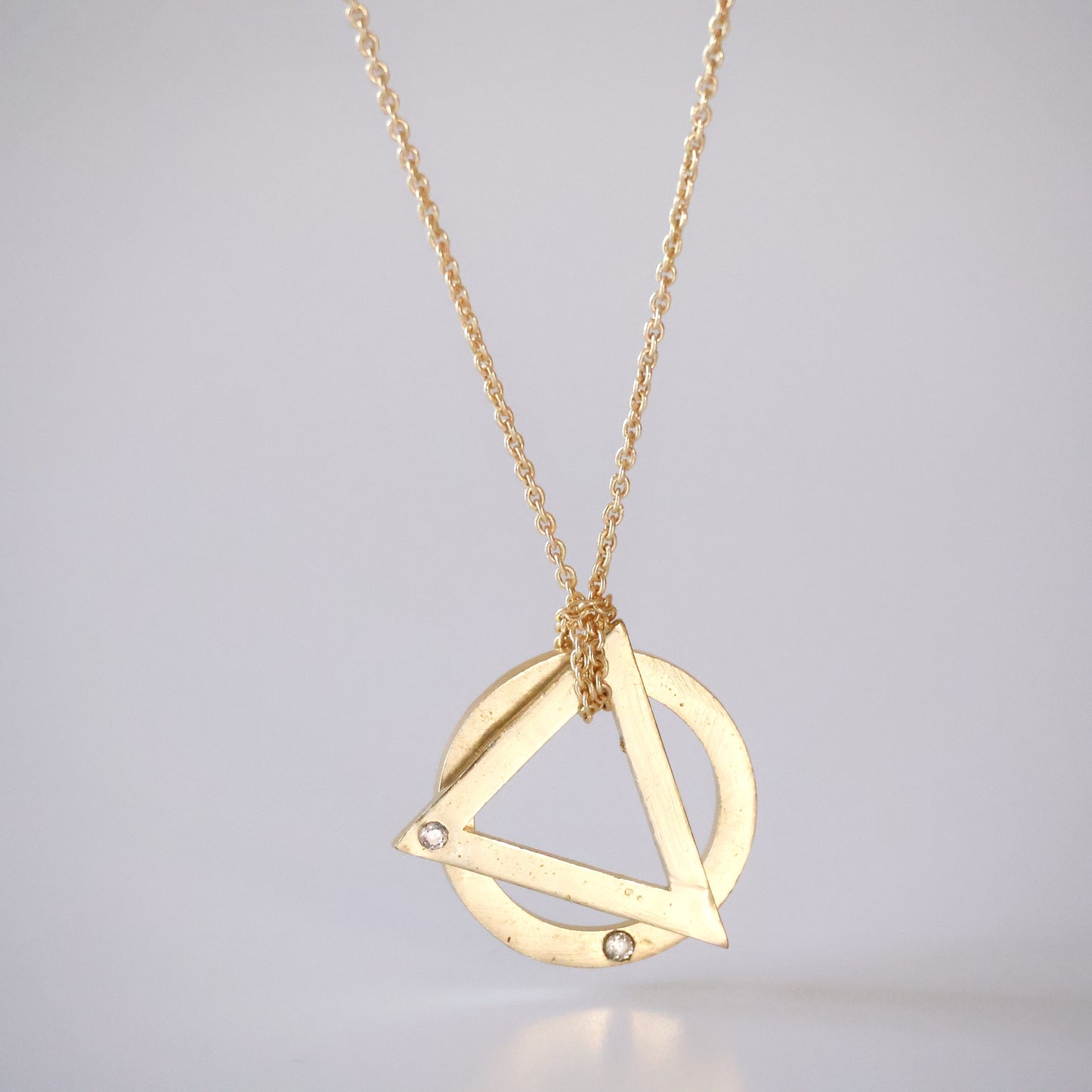 Triangle Circle Necklace