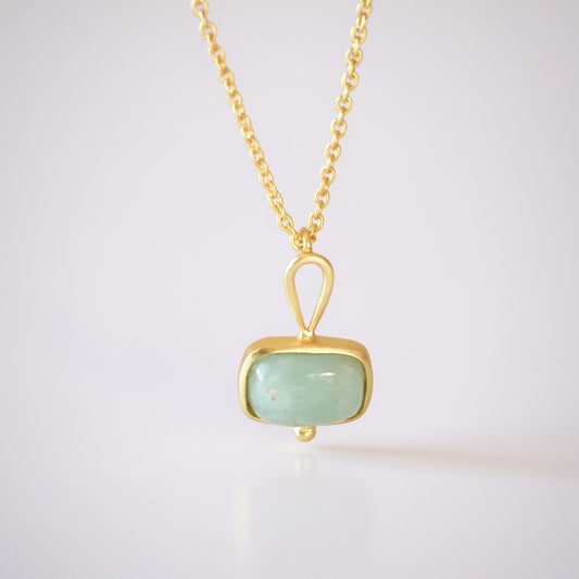 Cabochon Amazonite Necklace