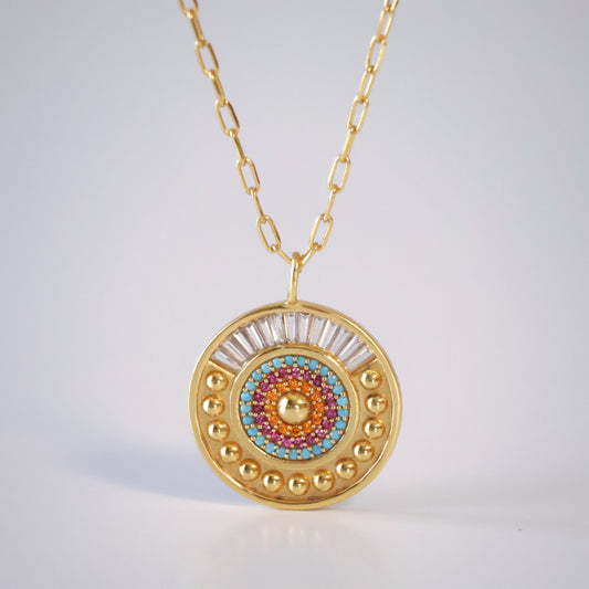Vibrant Sun Sparkle Necklace