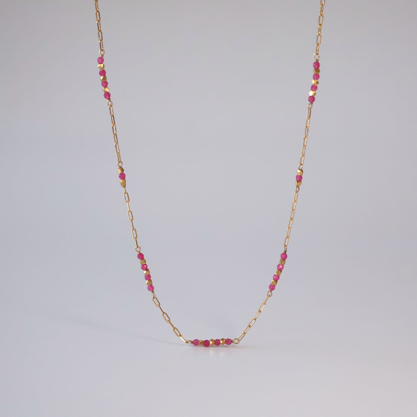 Pink Jade Harmony Necklace