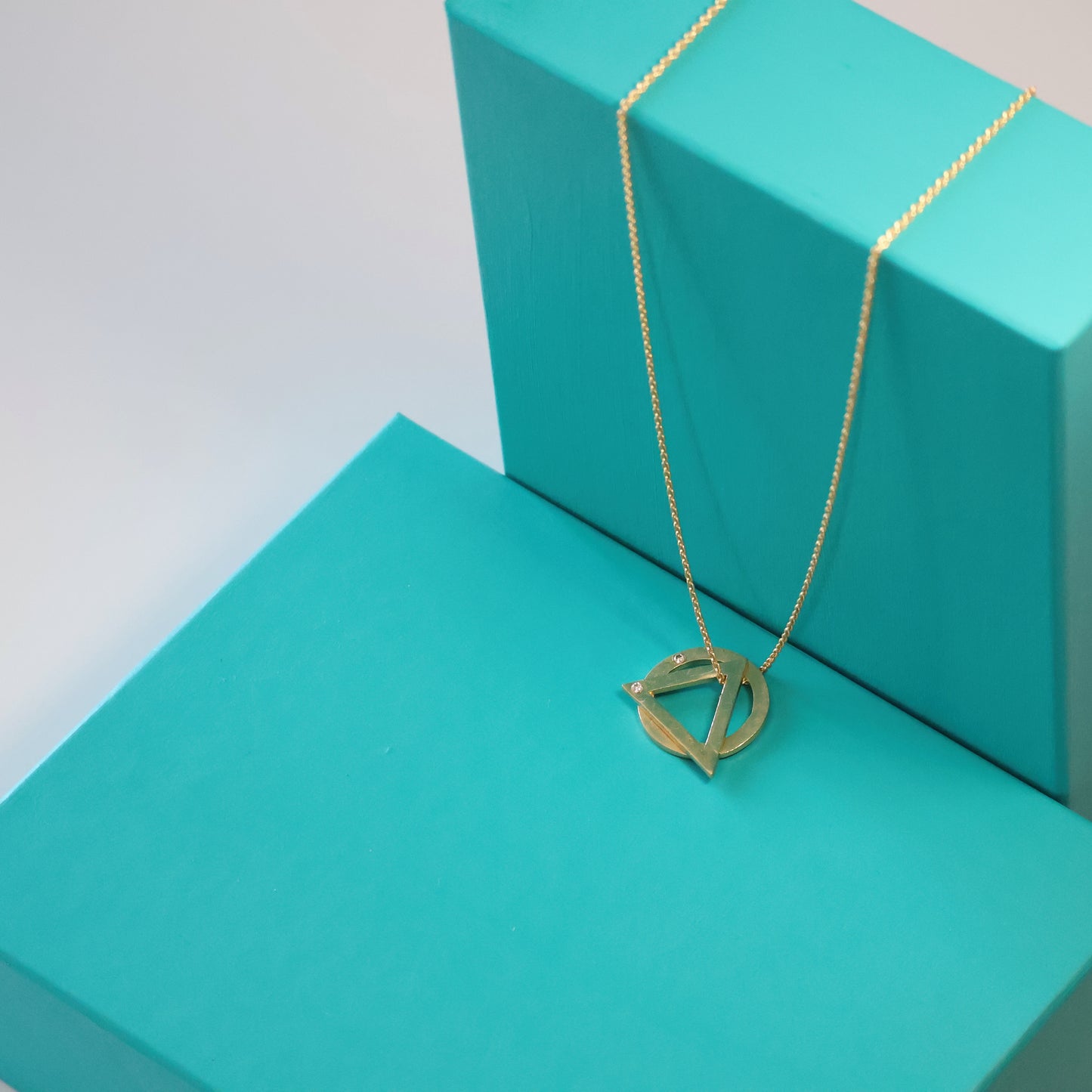 Triangle Circle Necklace
