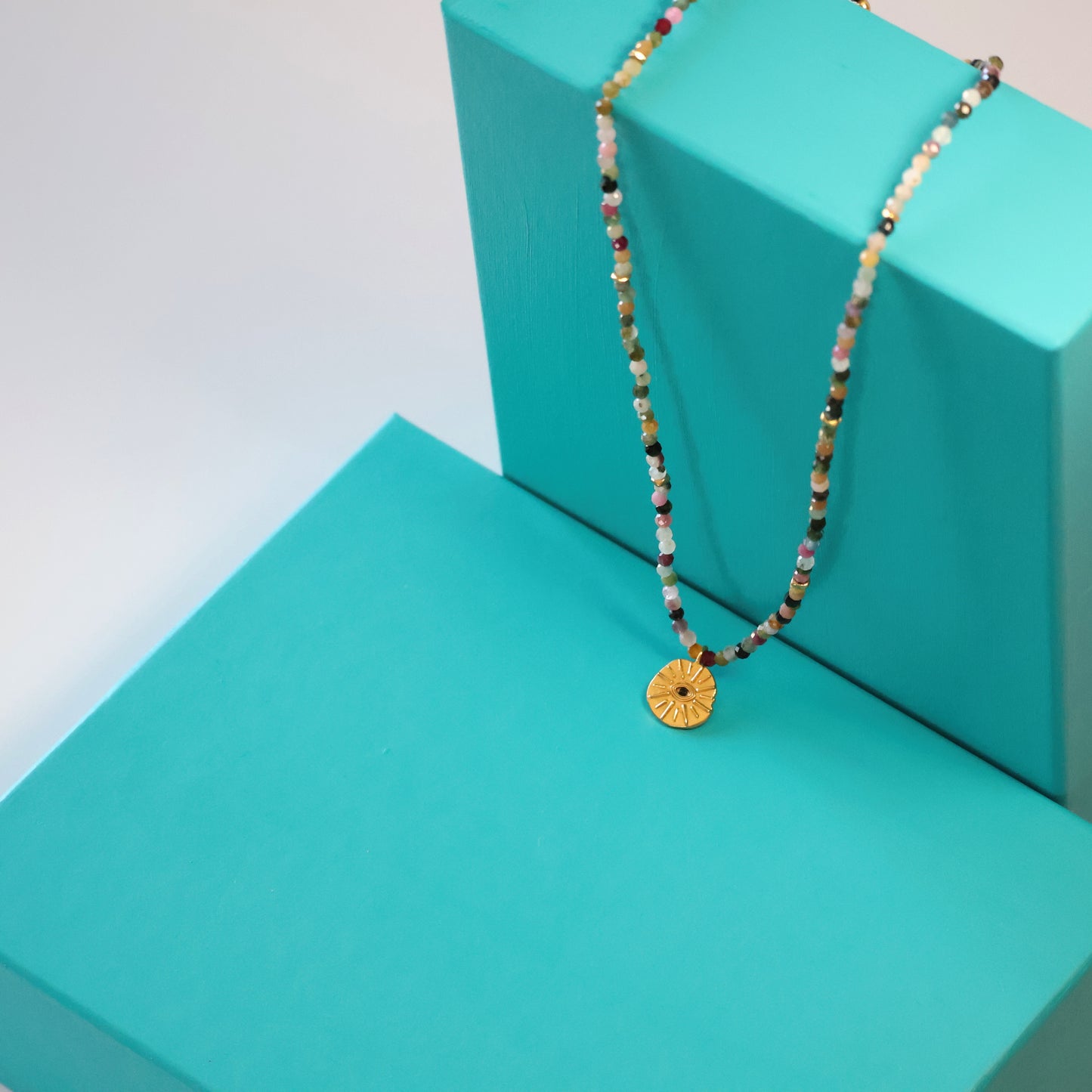 Evil Eye Tourmaline Necklace