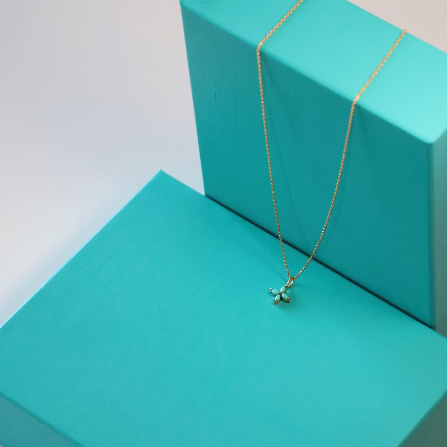Turquoise Flower Necklace