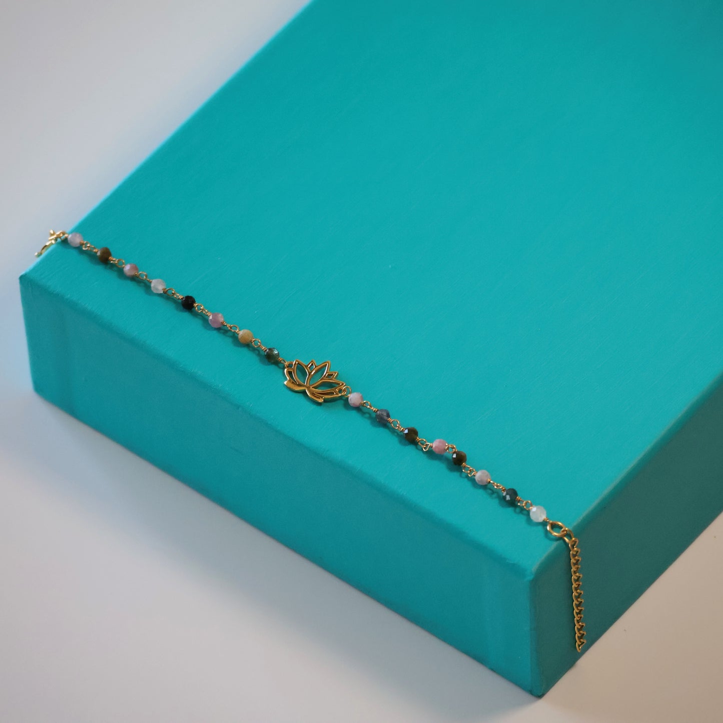 Lotus Tourmaline Bracelet