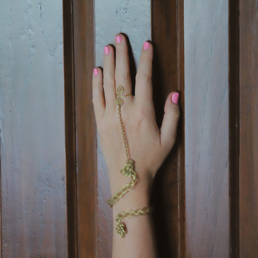 Braided Swirl Wristlet