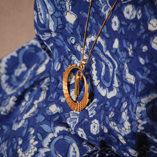 Full Moon Waterfall Necklace - Copper