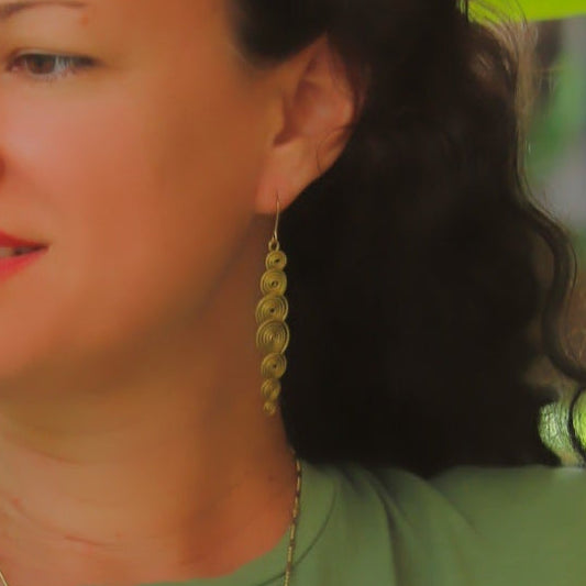 Cascading Circles Earrings
