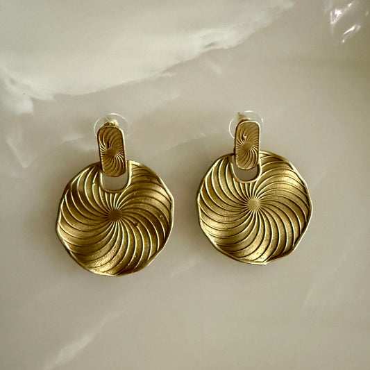 Ripple Flower Earring