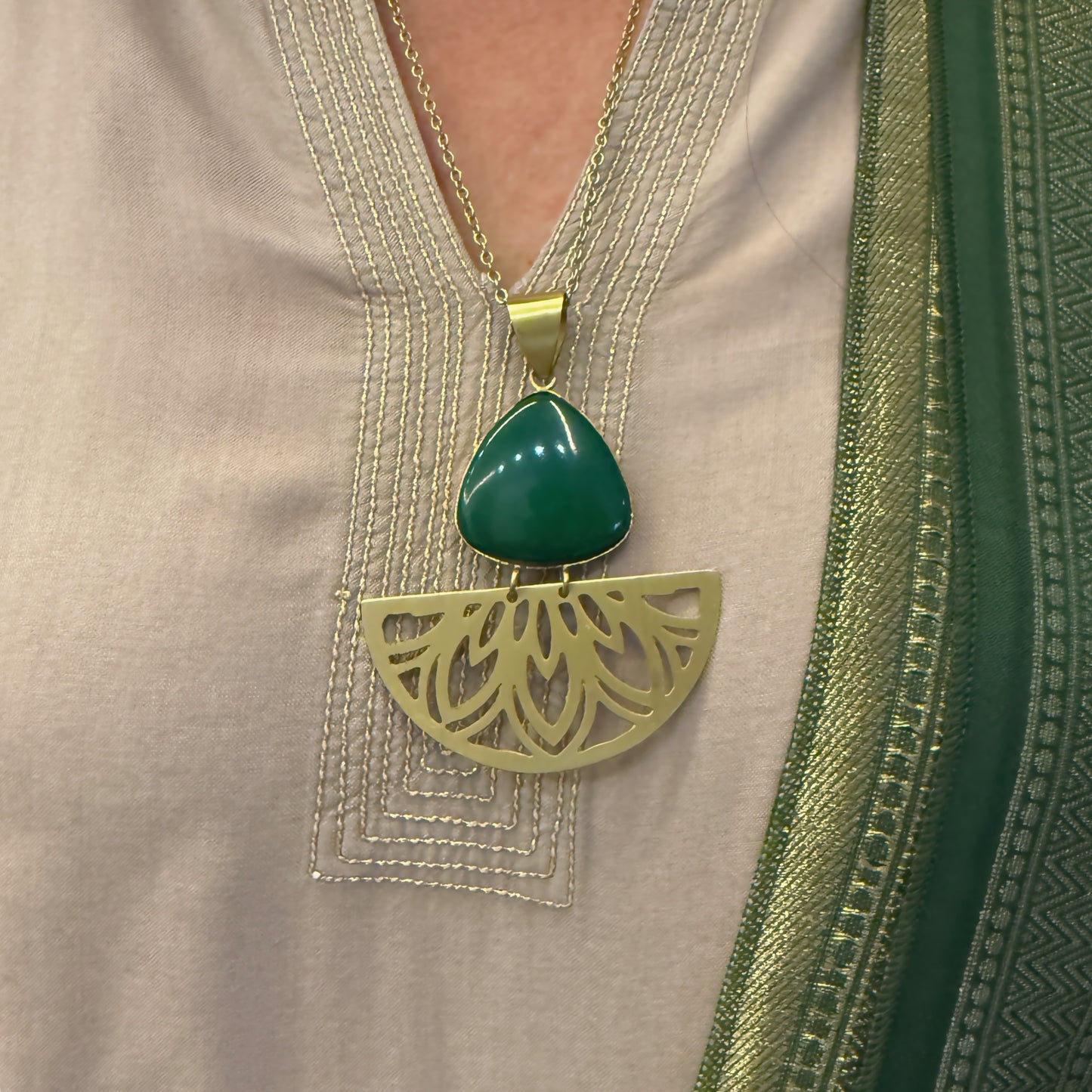 Forest Mandala Necklace