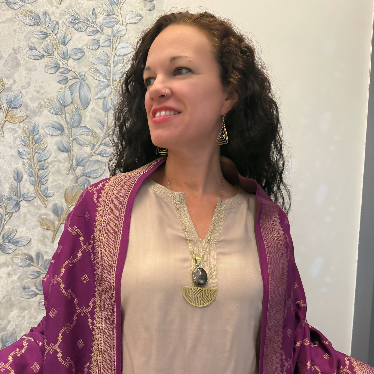 Bark Mandala Necklace