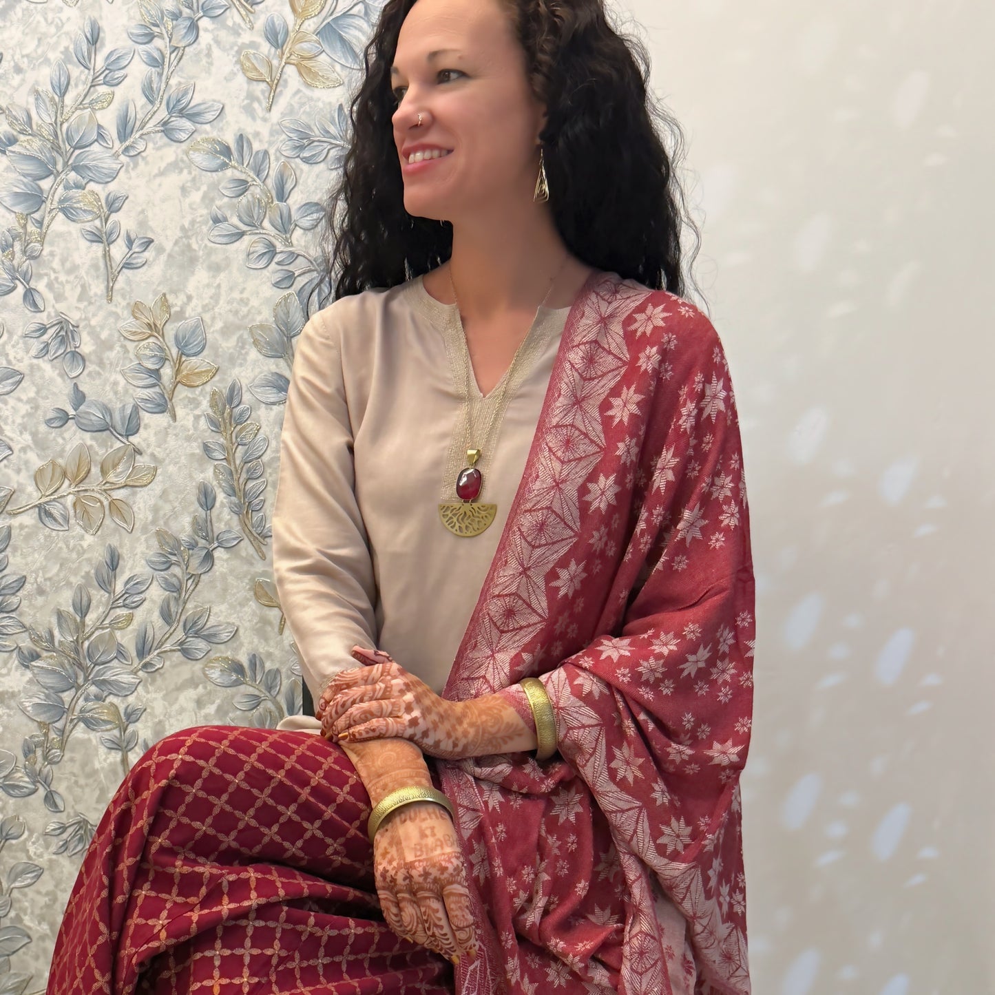 Hibiscus Mandala Necklace