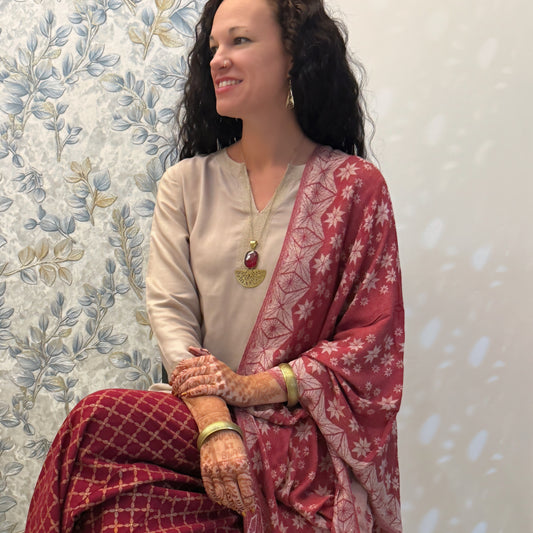 Hibiscus Mandala Necklace