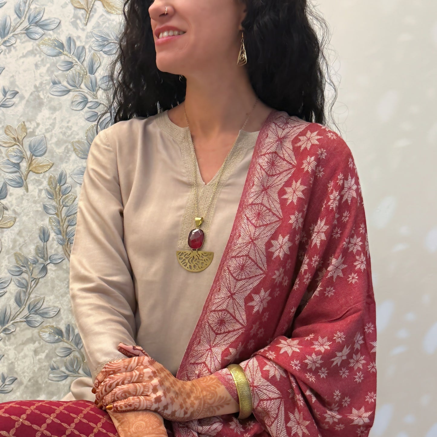 Hibiscus Mandala Necklace