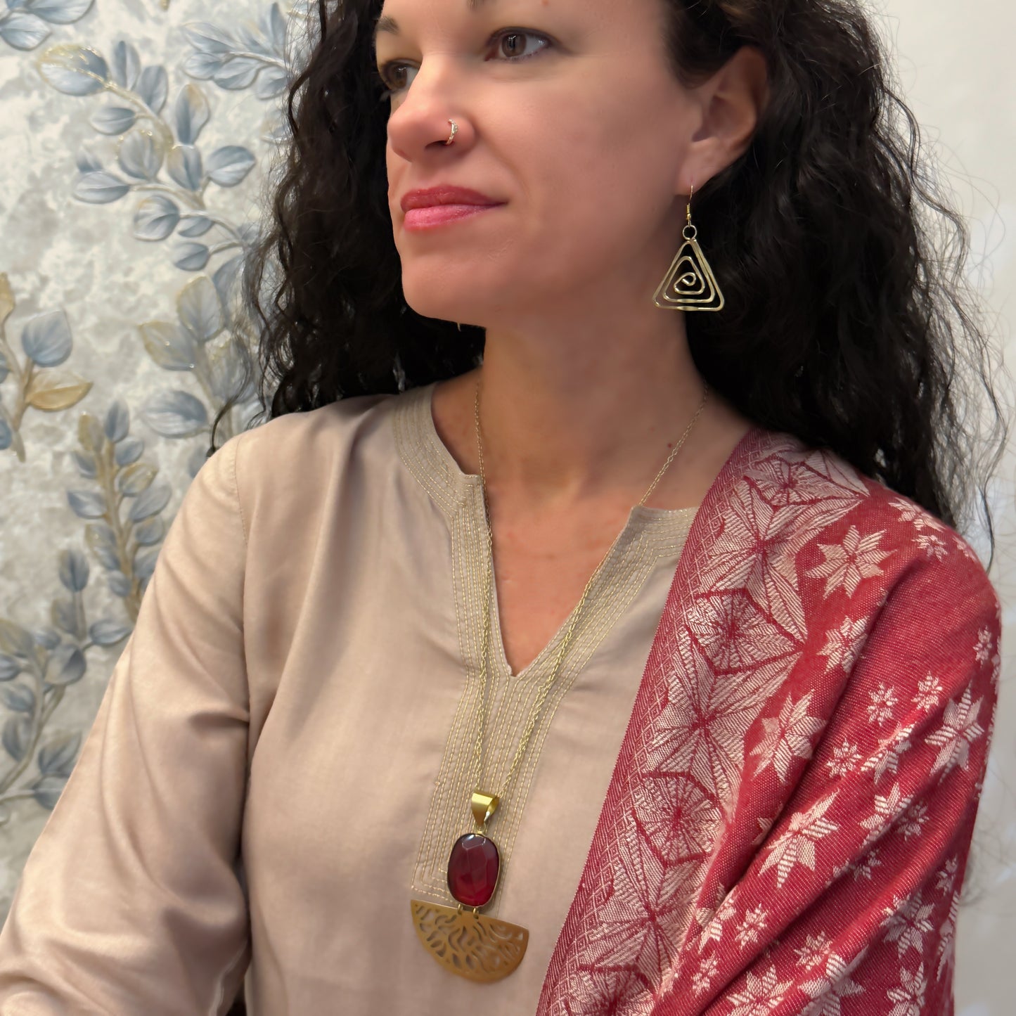 Golden Triangle Earrings