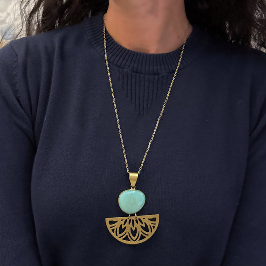 Ocean Mandala Necklace