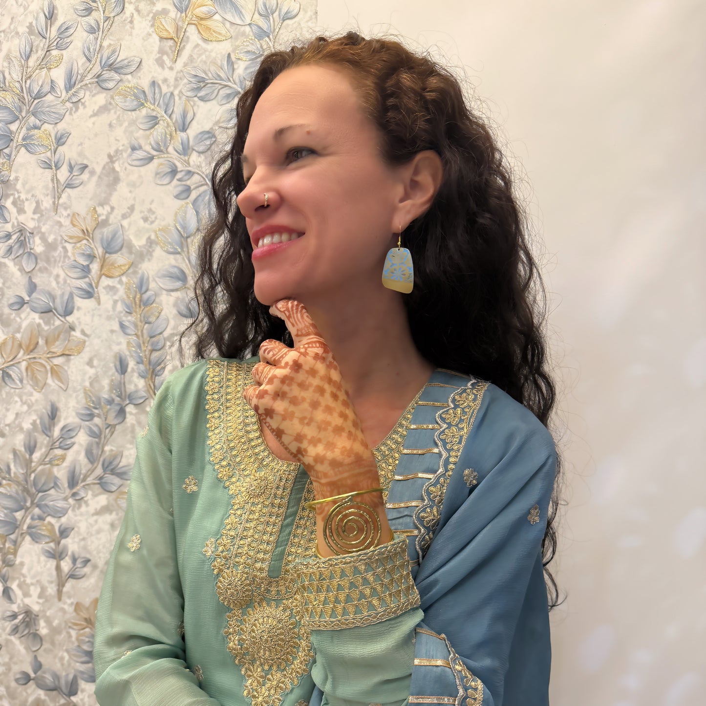 Swirling Water Cuff Bracelet