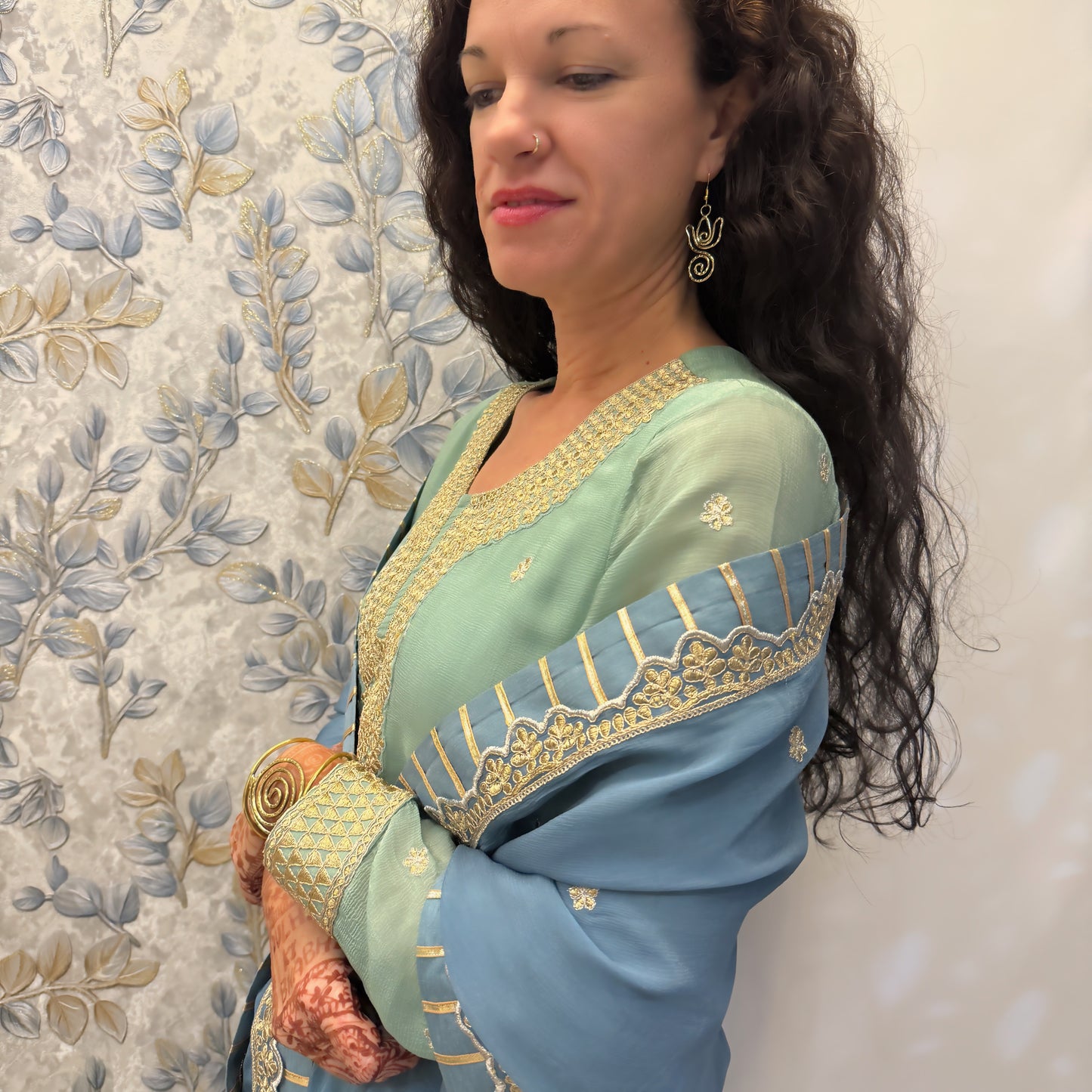 Lotus Swirl Earrings