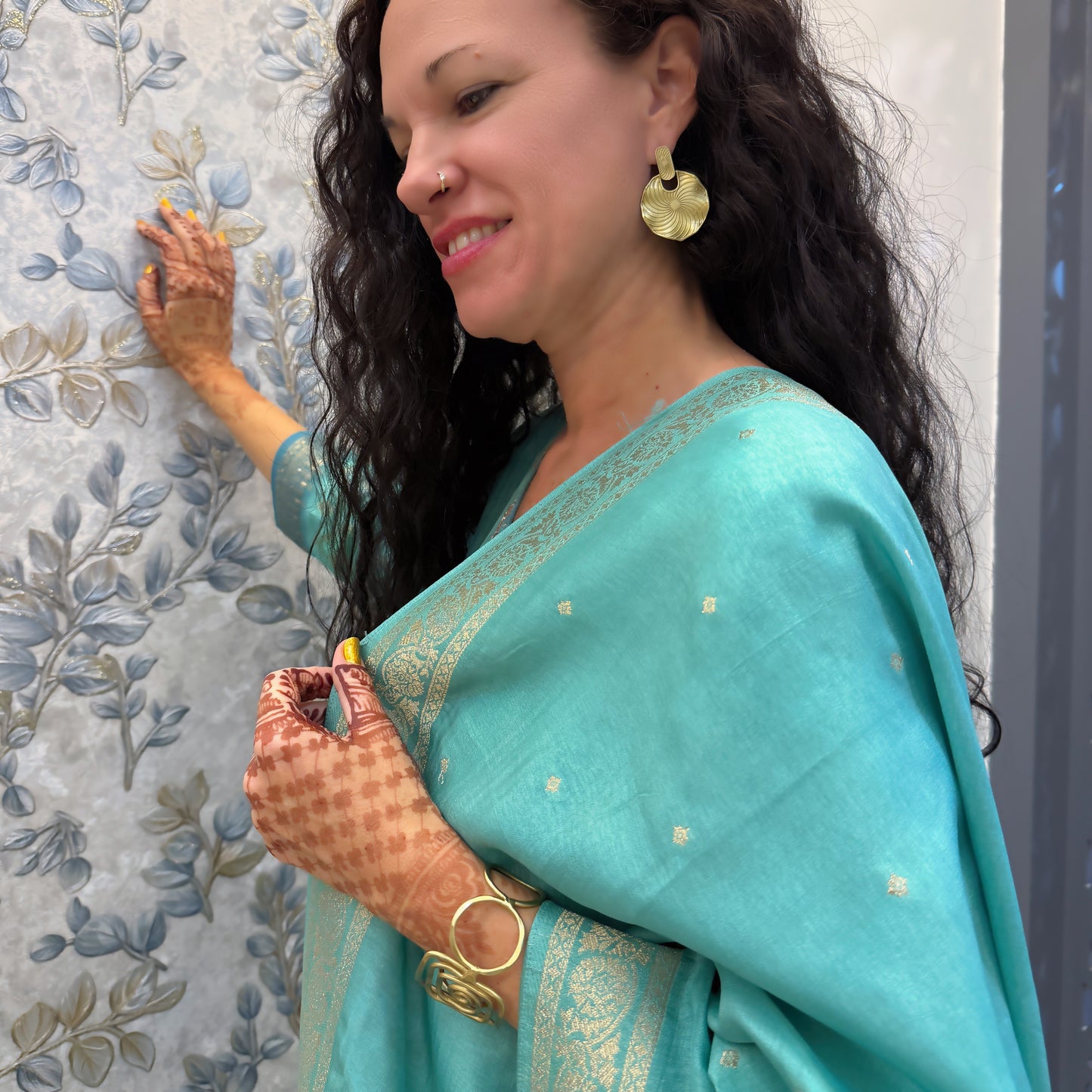 Ripple Flower Earring