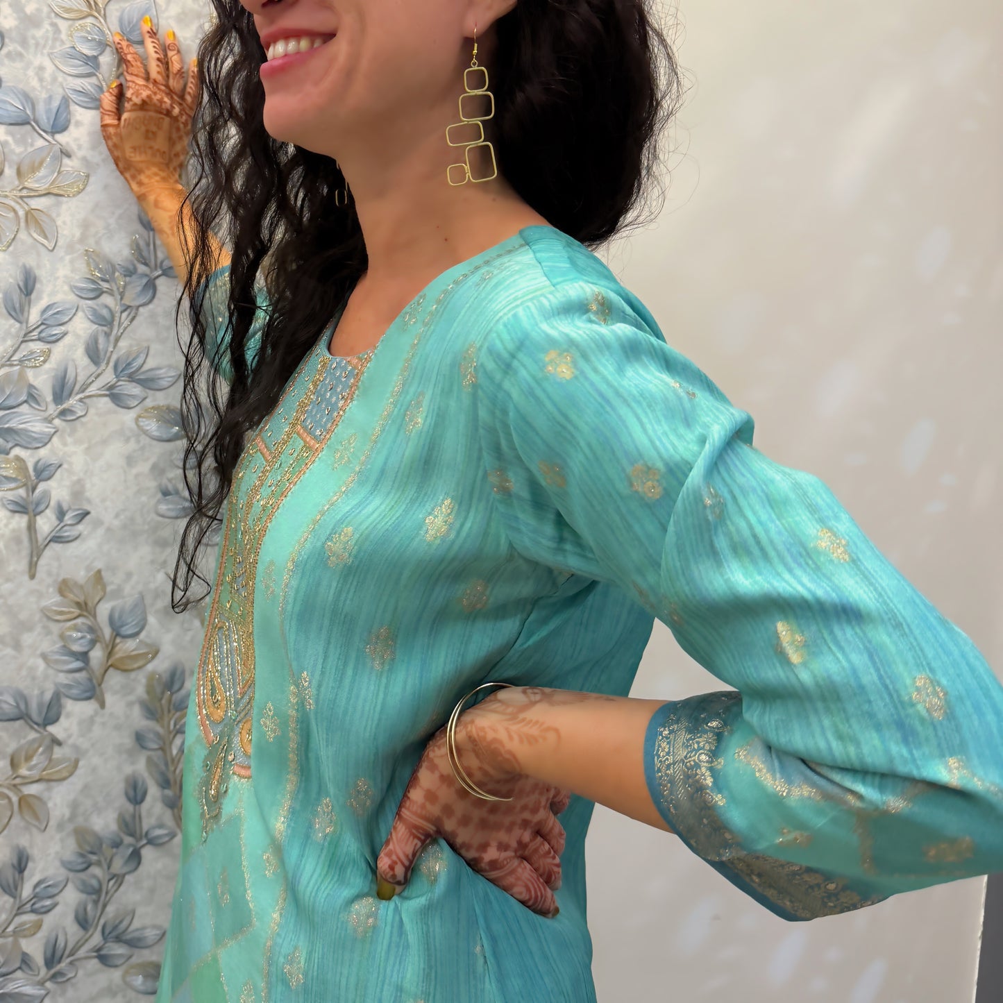 Rectangle Stacks Earrings