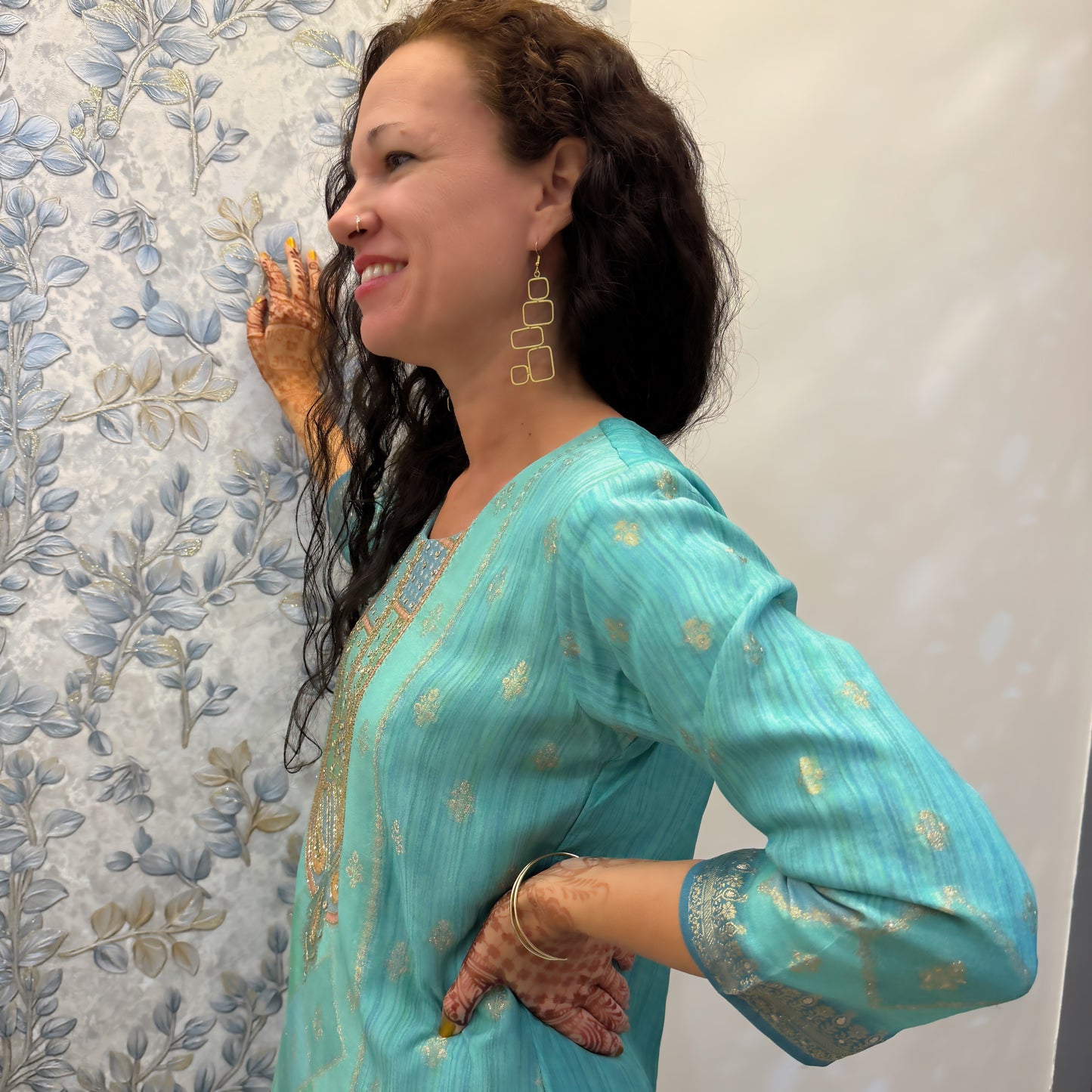 Rectangle Stacks Earrings