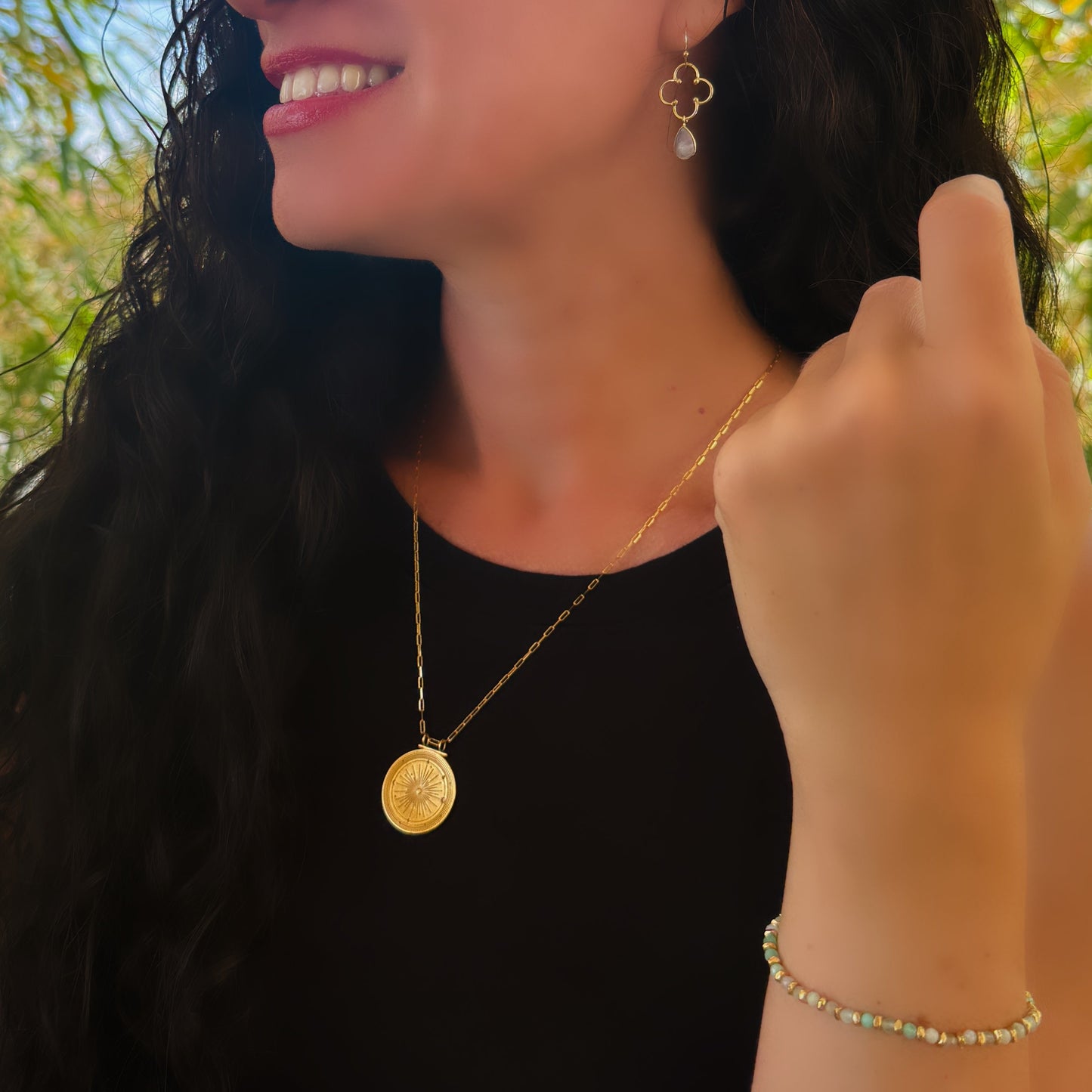 Sun Moon Intuition Necklace