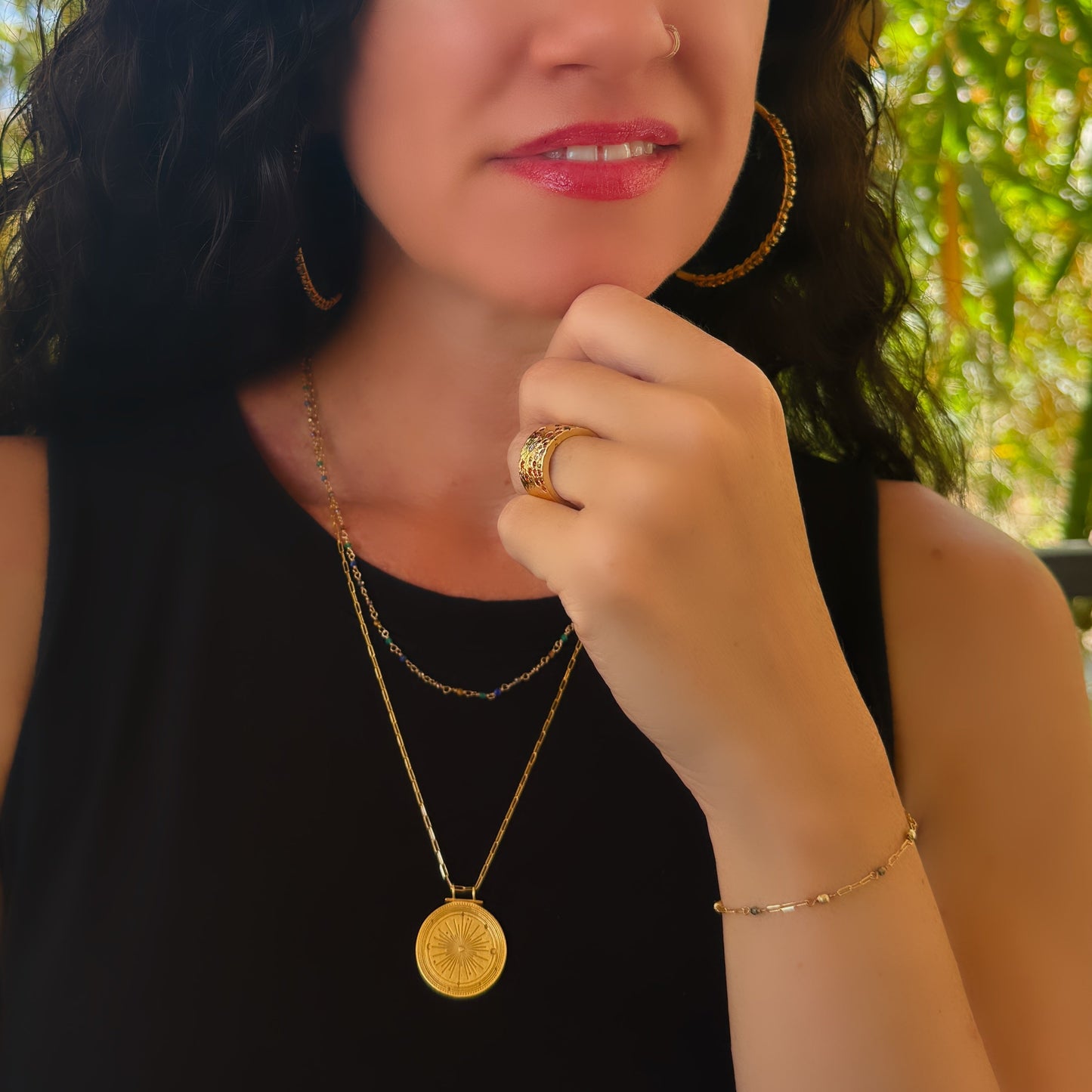 Sun Moon Intuition Necklace