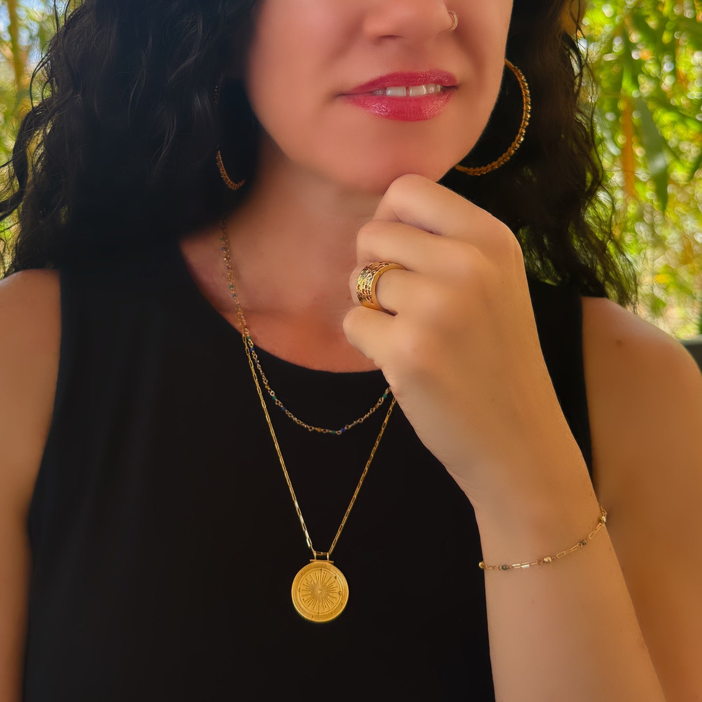 Rainbow Gemstone Necklace