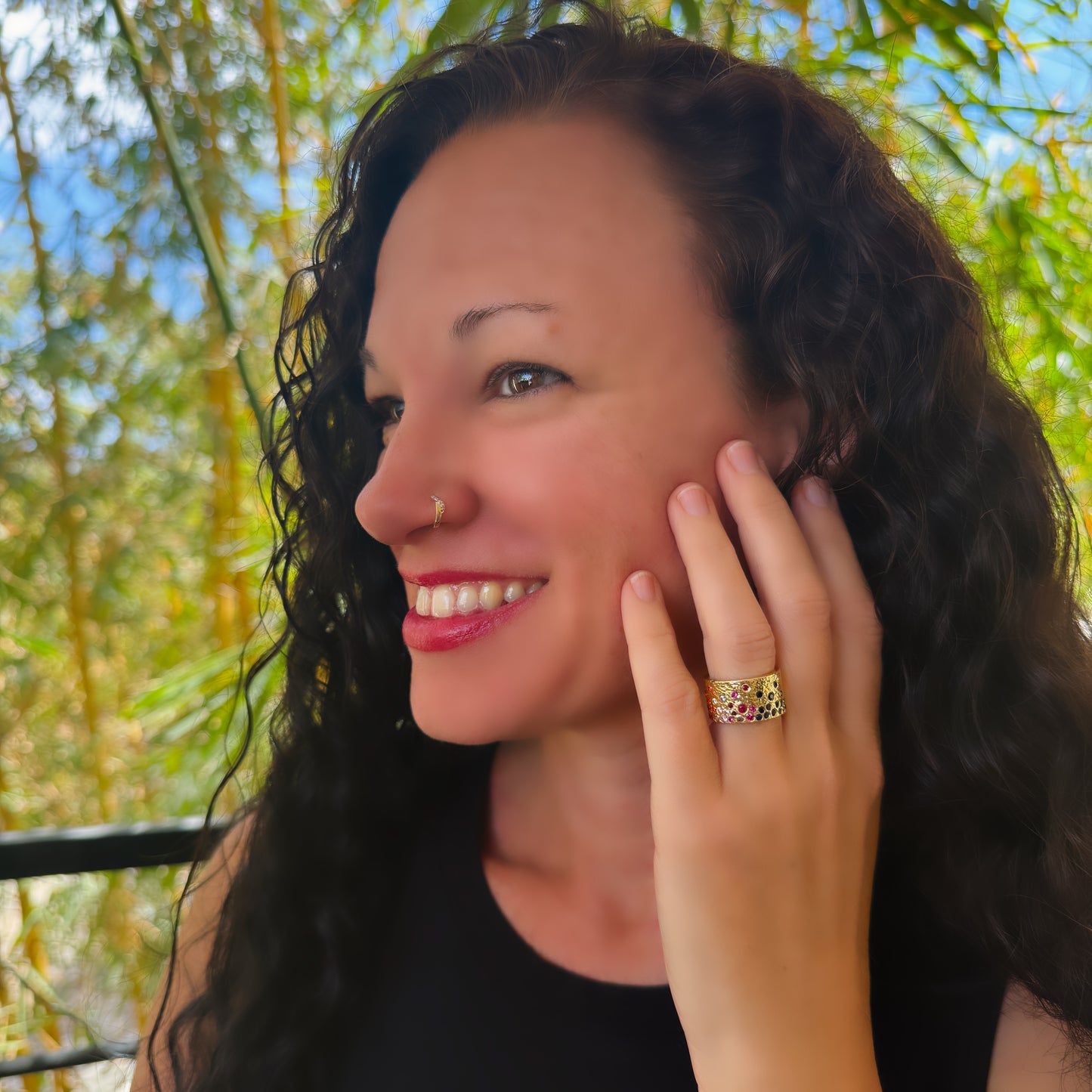 Speckle Gems Ring