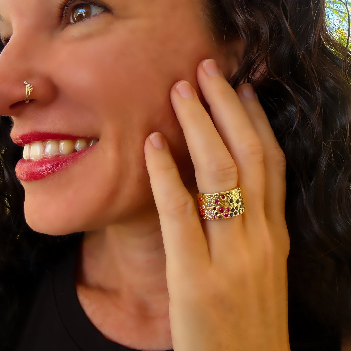 Speckle Gems Ring