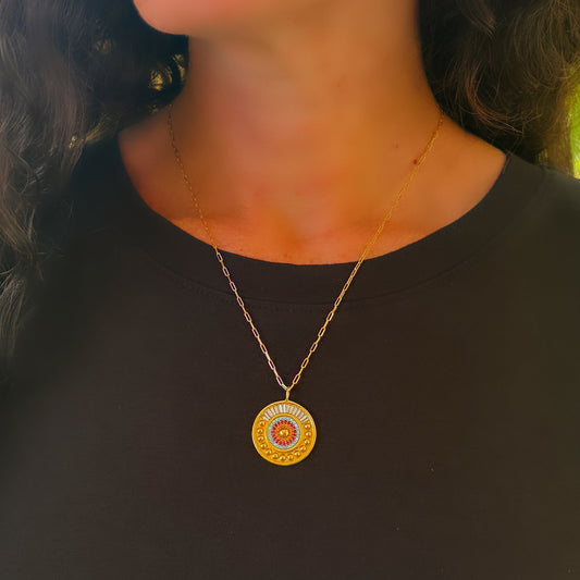 Vibrant Sun Sparkle Necklace