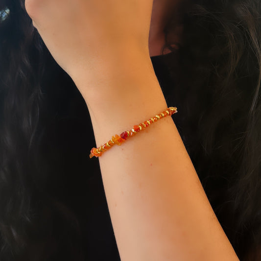 Carnelian Confidence Bracelet