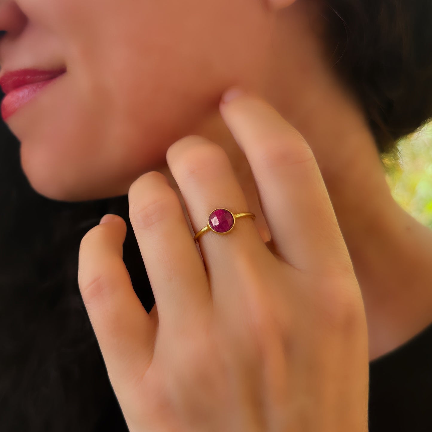 Romantic Red Ring