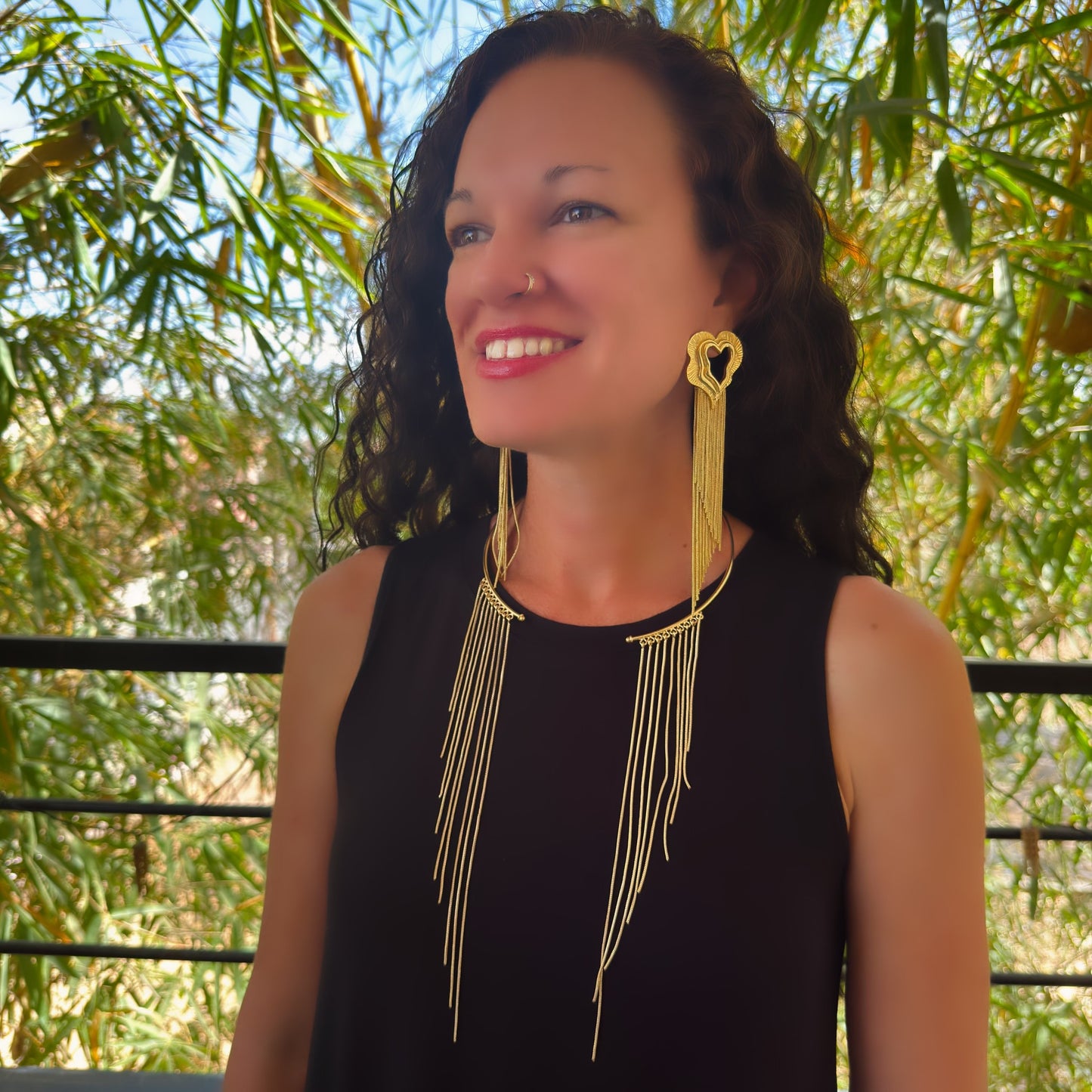 Cascading Hasli Necklace