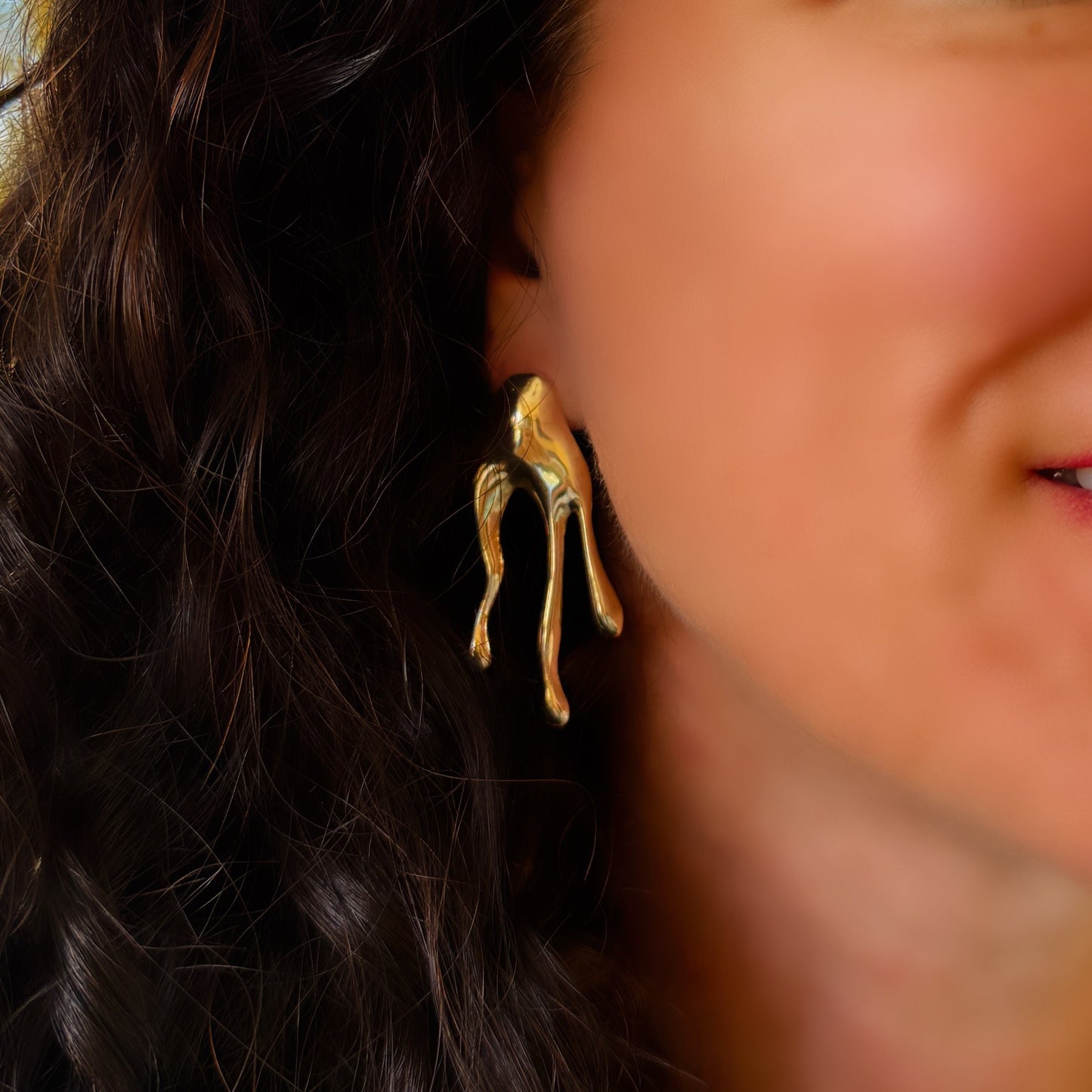 Asymmetrical Drop Earrings