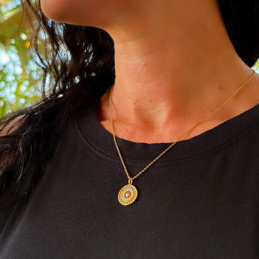 Mini Sun Sparkle Necklace