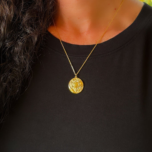 Golden Sun Necklace