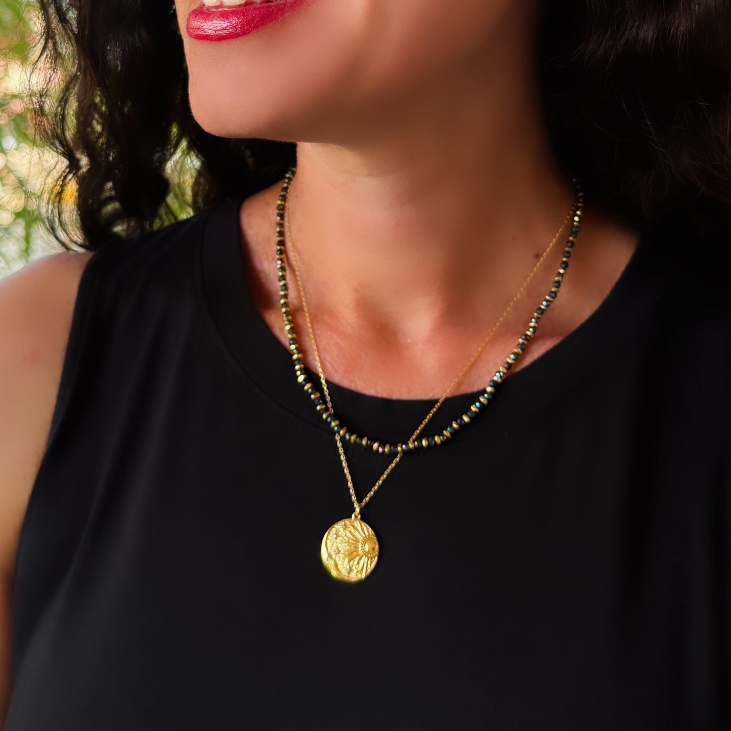 Golden Sun Necklace