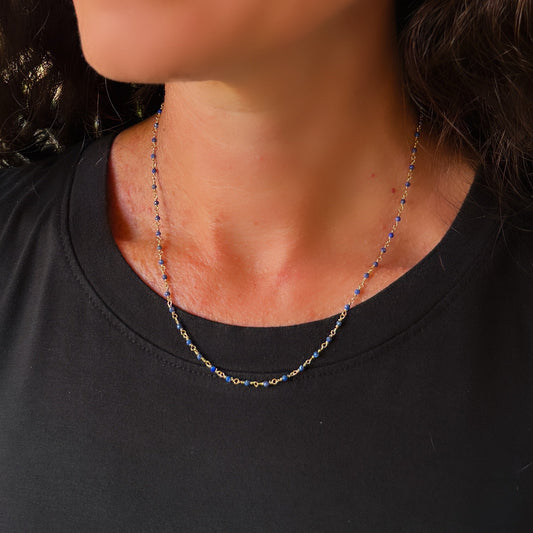 Lapis Gemstone Necklace
