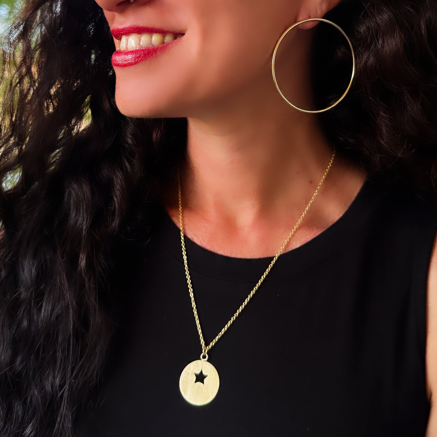 Star Cutout Necklace
